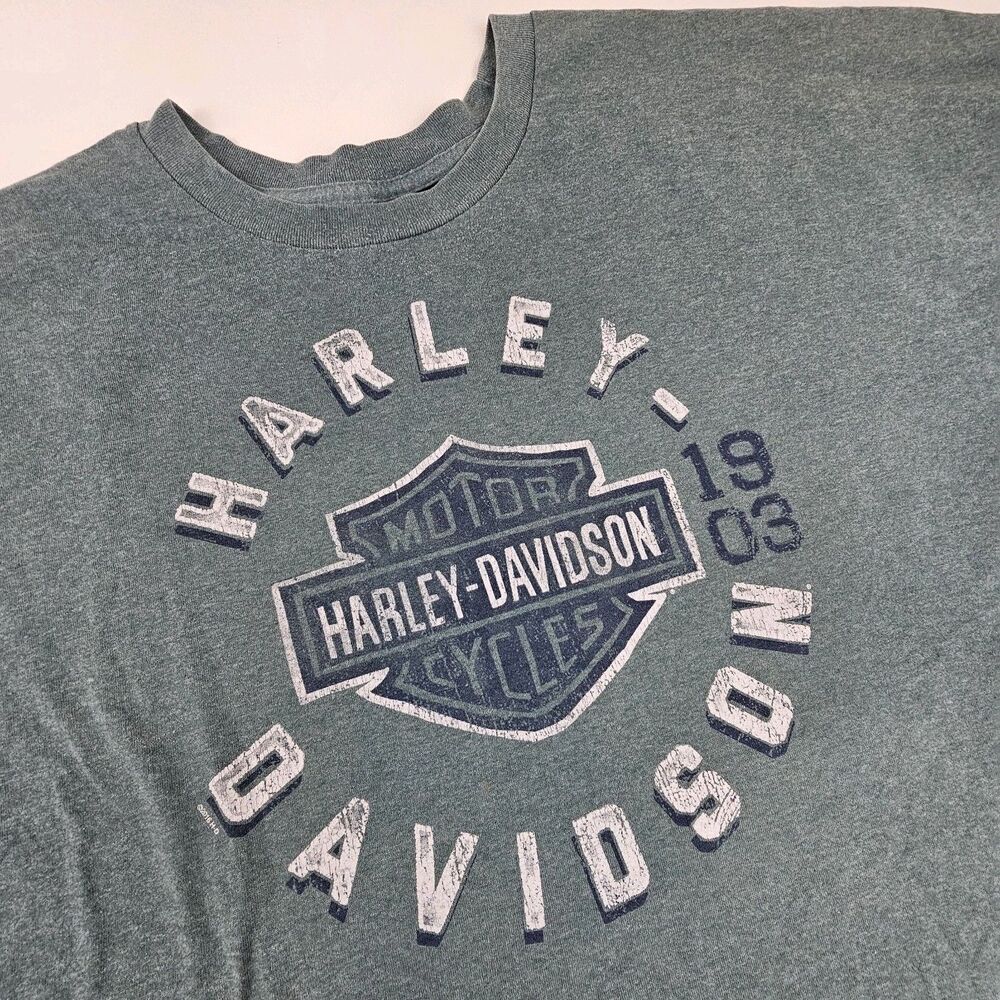 Harley Davidson Mens 5XL Long Sleeve Shirt Old Pueblo Tucson AZ Biker Graphic